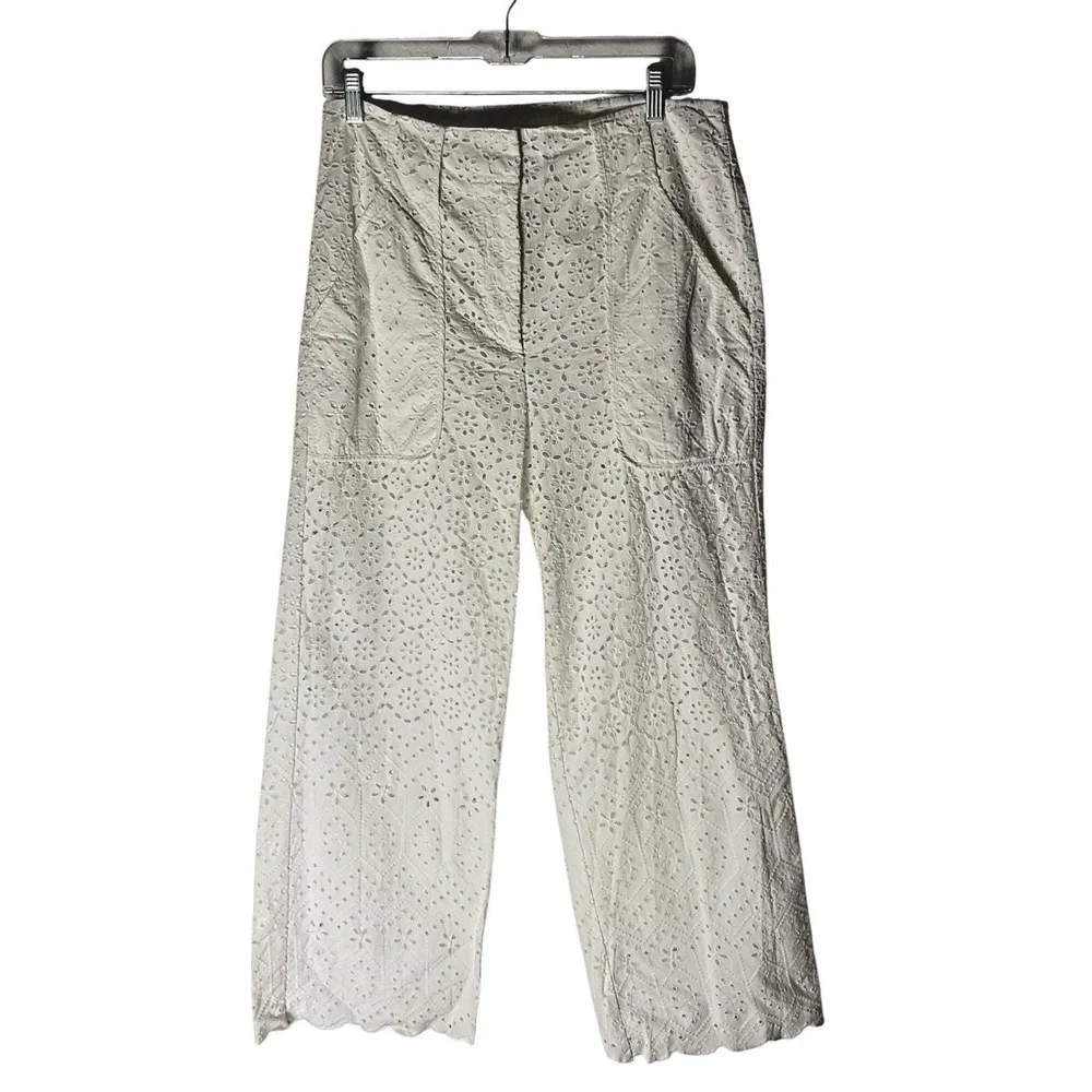 Veronica‎ Beard Riggs Eyelet Pants